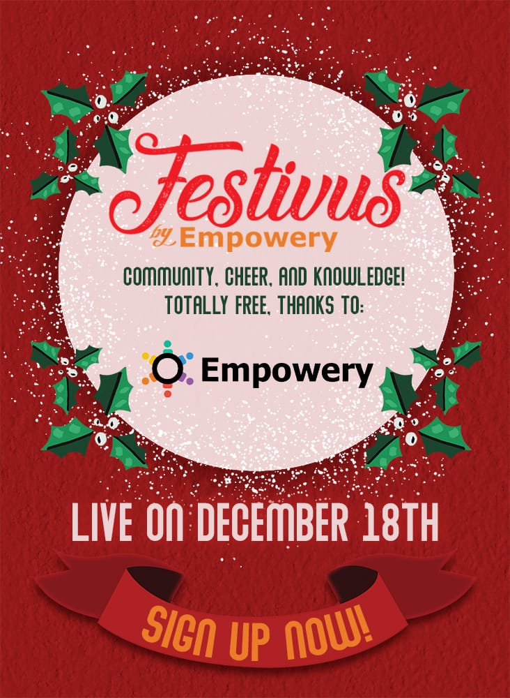 Empowery Festivus 2020 brand card