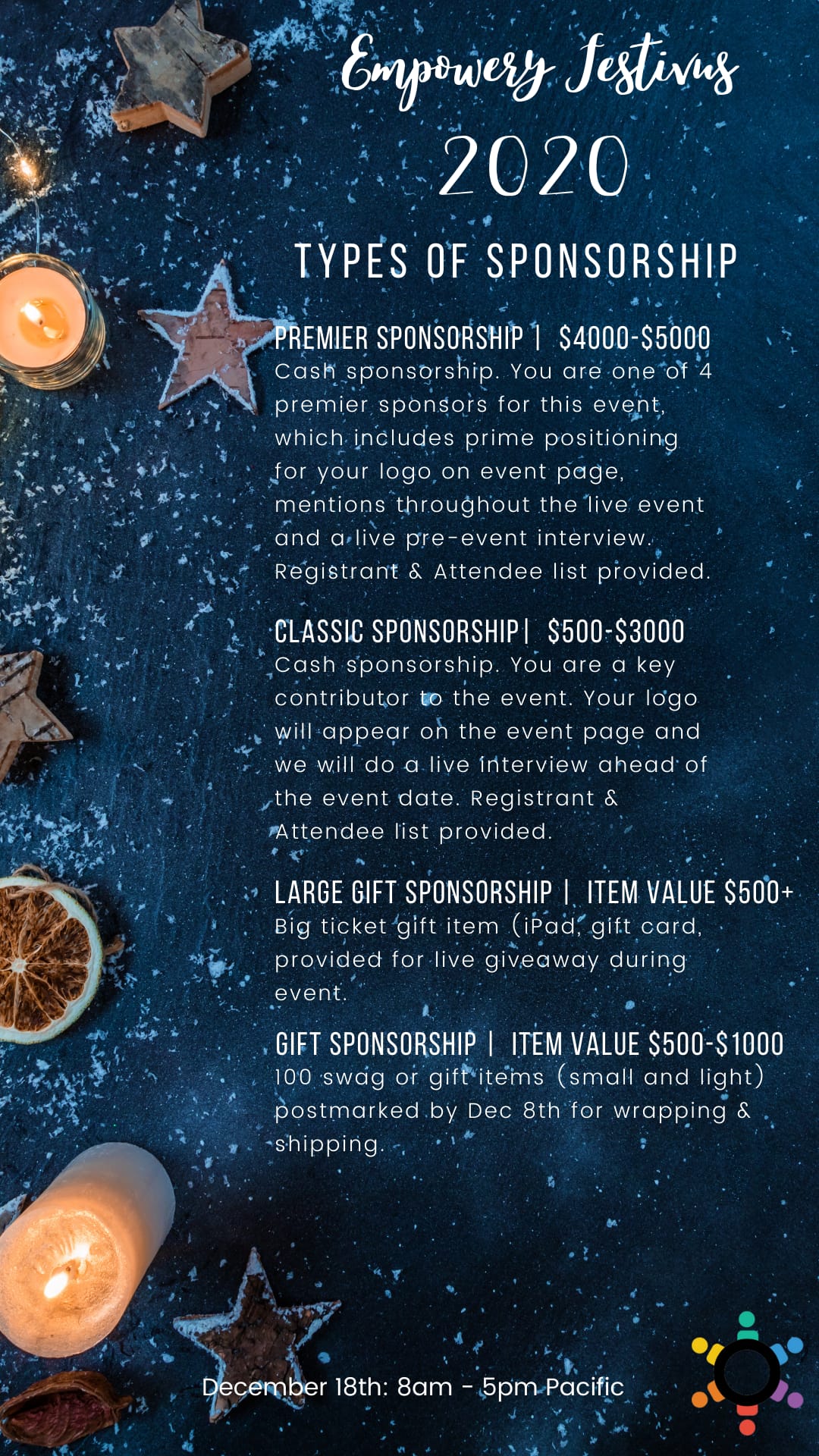 Empowery Festivus 2020 story graphic