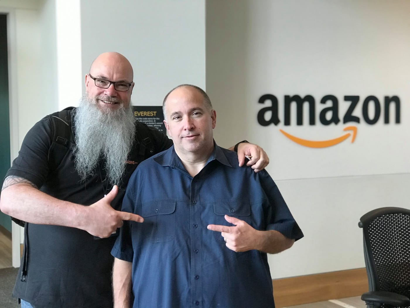 Kevin and Norm at Amazon during Empowery Seattle Summit
