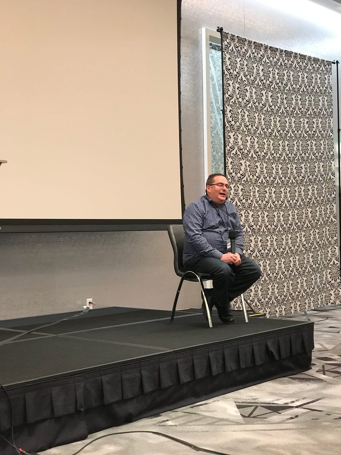 Another candid from Empowery Seattle Summit stage area